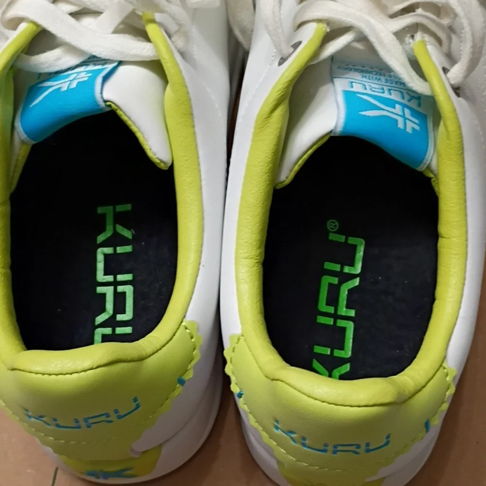 New KURU Classic Roam Women's Sneakers Leather White Size 9.5M Plantar Fascitis
